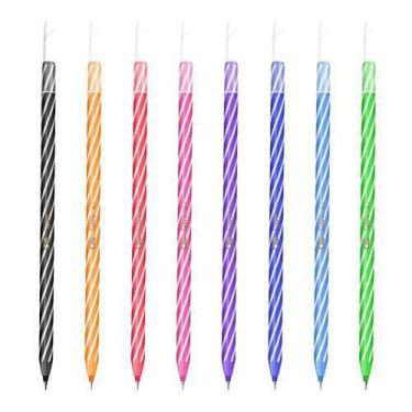 Imagem de Kit 08 Canetas CIS SPIRO 0.7mm Ponta Agulha Fina - Cis