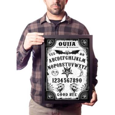 Imagem de Quadro Decorativo Arte Tabuleiro Ouija Terror 666 - Fanarte