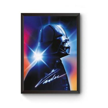 Imagem de Poster Moldurado Darth Vader - Fanarte