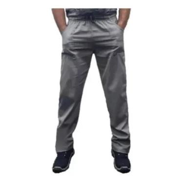 Imagem de Calça de Brim Para Mecânico Obras, Cinza, G