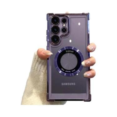 Imagem de Capas Magnéticas de Silicone Transparentes para Samsung Galaxy A55, A3