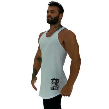 Imagem de Regata Longline Estampa Lateral Masculina MXD Conceito Get Big, P, Mas