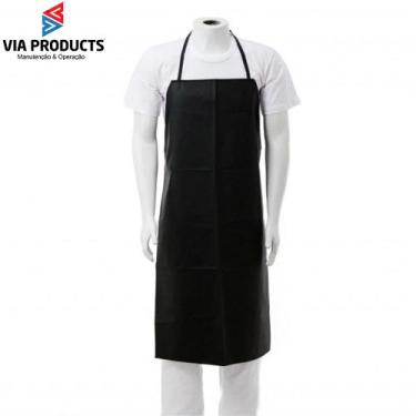 Imagem de Avental Açougueiro Impermeável Lona Pvc Cozinha 120cm X 70cm - MAICOL