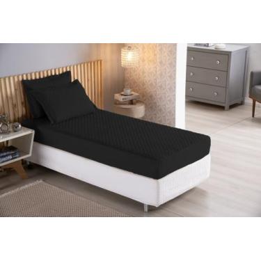 Imagem de Capa Para Colchão Junior Solteiro Com Elástico 02 Peças Cama Box E Cam