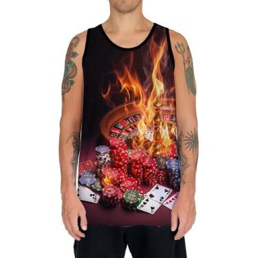 Imagem de Camiseta Regata Tshirt  Baralho Poker Roleta Sorte Dados 1 - Enjoy Sho