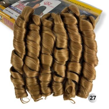 Imagem de Cabelo Bouncy French Curl Ser Mulher Para Tranças 480 Gramas 70cm Fibr