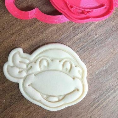 Imagem de Cortador Marcador Tartaruga Ninja Caos Faixa Cabeça - DOCE IMPRESSO,  