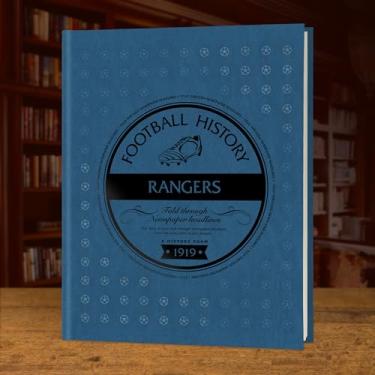 Imagem de Signature gifts Livro de História do Futebol Inglês do Reino Unido - Presente para fãs de futebol de última hora - História do futebol contada através da cobertura do jornal (Rangers)