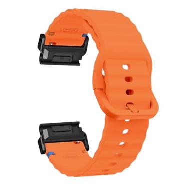 Imagem de Pulseira Esportivas Compatível com Garmin Fenix 5X GPS/Fenix 5X Puls, Silicone Macio com Fivela Ajustável Band de Substituição para Garmin Fenix 5X/Fenix 5X Puls Pulseiras para Homens e Mulheres (1)