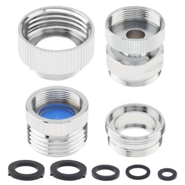 Imagem de Acessório de mangueira de pia para torneira, kit adaptador de torneira PNXKTXO latão 3/10.2 cm GHT adaptador de pia a mangueira com aerador para cozinha, banheiro, jardim, chuveiro