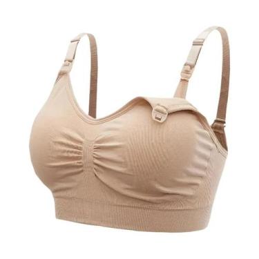 Imagem de Sutiã de Amamentação Respirável e Sem Fio - Evita Flacidez e Proporcio