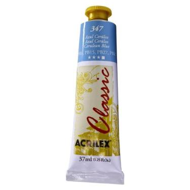Imagem de Tinta Oleo Tela Colors Classics Acrilex 37ml Escolha A Cor, 347 - AZUL