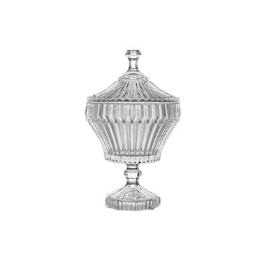 Imagem de Potiche de Cristal Lyor com Pé Renaissance - 17,5x28,5cm