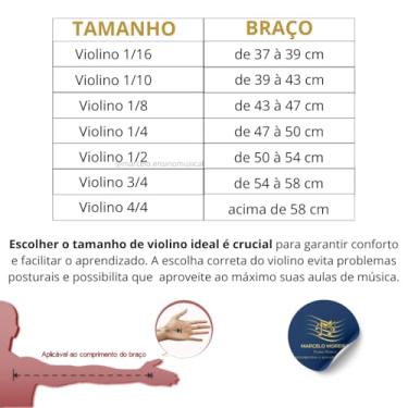Imagem de Violino 1/2 Harmonics VA-12 NT Acessórios