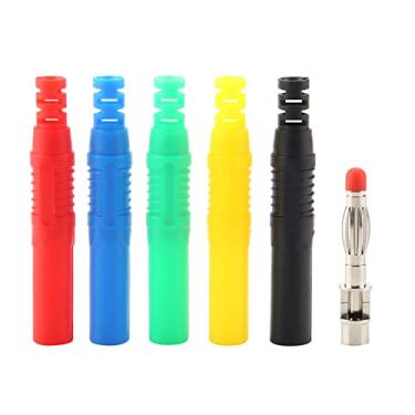 Imagem de P3013, 10pcs 4mm Niquelado Cobre Banana Plug Conector de Montagem de Solda DIY, Com Boa Condutividade Elétrica, para Instrumento Eletrônico, Equipamento Industrial