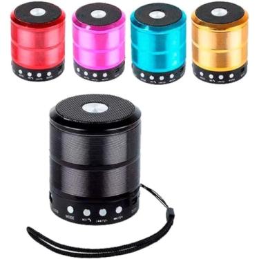 Imagem de Alto-falante Sem Fio, Mini Speaker Bluetooth Portátil, Som Estéreo, Preto