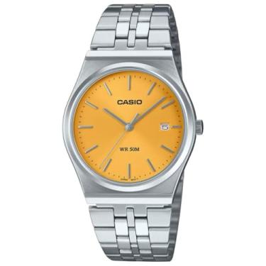 Imagem de CASIO Coleção Casio MTP-B145D-9AVEF Reloj, amarelo, clássico, amarelo, clássico