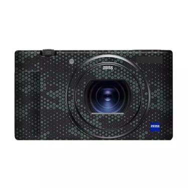 Imagem de Película de decalque para Sony ZV-1 Película de vinil antirarranhões Mirrorless Camera Body Protective Sticker Coat ZV1 (Mamba Green)