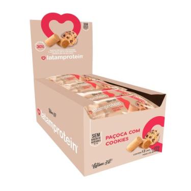 Imagem de Paçoca Com Cookies Proteína Zero Açúcar 60g Latam Protein - Latam Fit