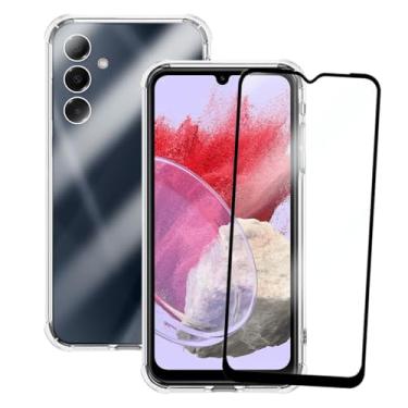 Imagem de Kit Capinha Capa Antiqueda Compatível com Samsung Galaxy M34 + Película de Vidro 3D