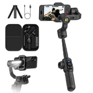 Imagem de Estabilizador Cardan Profissional Aochuan Smart S2 - 3 Eixos, Rastream