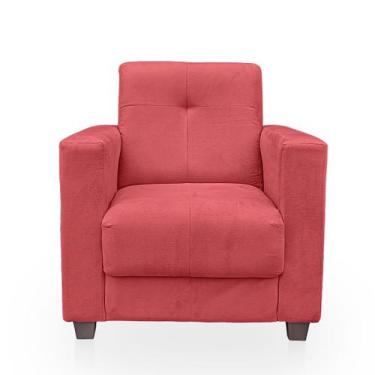 Imagem de Poltrona Cadeira para Sala Confortável Reforçada Veneza Suede - BelarS