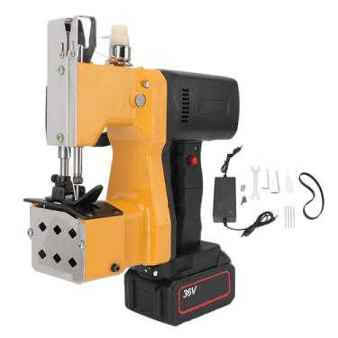 Imagem de Máquina de Costura Sem Fio, Bolsa Portátil de Alta Velocidade Mais Próxima, Máquina de Fechamento de Bateria para Serviço Pesado, Costureiro de Bolsa Automática para Saco de