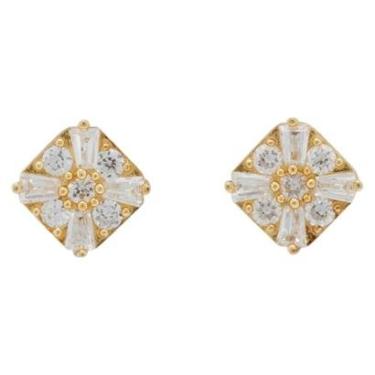 Imagem de Brinco Zircônia Quadrado BC1964-Feminino