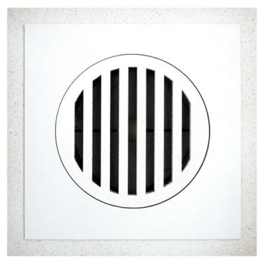 Imagem de Melhor 12.7 cm x 12.7 cm capa de ventilação magnética removível para parede e teto, grade de placa de cimento reforçada com fibra tripla, tampa de ventilação de metal pintável, ventilação de