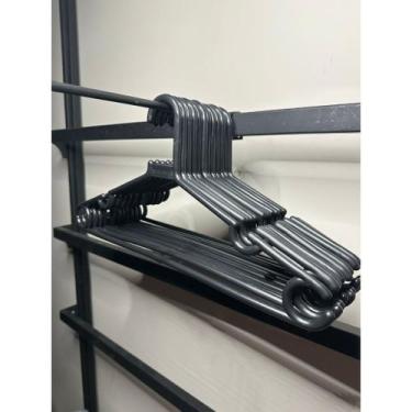 Imagem de Cabide adulto kit com 10 20 30 40 50 60 70 unidades reforçado para cal