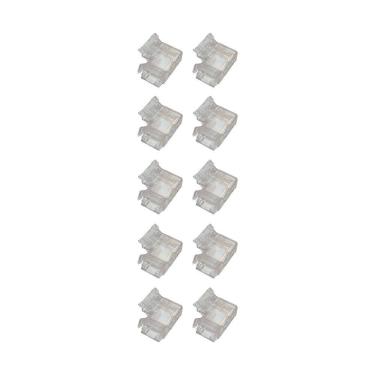 Imagem de Kit 10 Emendas Conector Astraled em L para Fita de Led 10mm