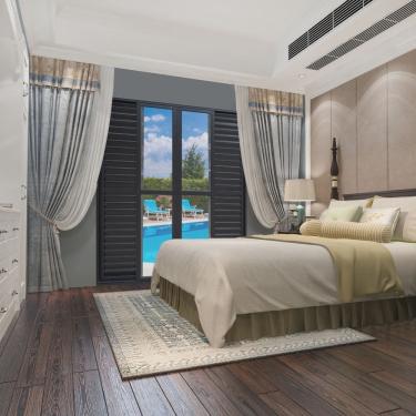 Imagem de Porta Balcão 6 Folhas Alumínio 2,10 X 2,00 com Fechadura Hale Esquadrias