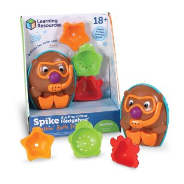Imagem de Recursos didáticos de brinquedos de banho Spike The Fine Motor Hedgehog