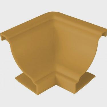 Imagem de Kit 10 Caixas com 120 Unidades Canto Interno Polifort 8mm X 25mm Cerejeira