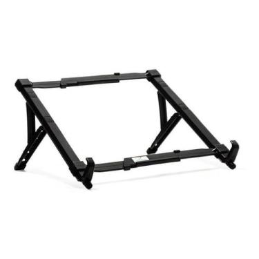 Imagem de Suporte preto Notebook Ajustável Ate Tela 15.6 Preto - 000026