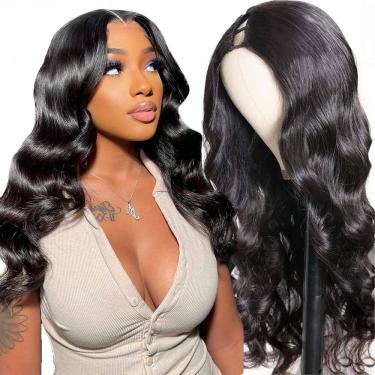 Imagem de Peruca de cabelo humano em U Part Glowig Body Wave 100% cabelo brasileiro