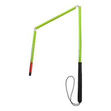 Imagem de Bengala Para Deficiente Visual Baixa Visão Verde Com Roller - Alo, Ver
