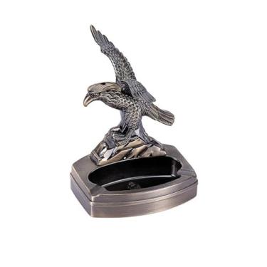 Imagem de Cinzeiro criativo modelado animal cinzeiro para homens fumadores estilo retro vintage multifuncional metal para mesa de escritório em casa ornamentos