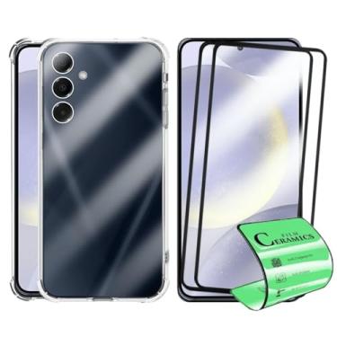 Imagem de Kit Capa Capinha Anti Impacto + 2 Películas Ceramica 9D Para Samsung Galaxy S24