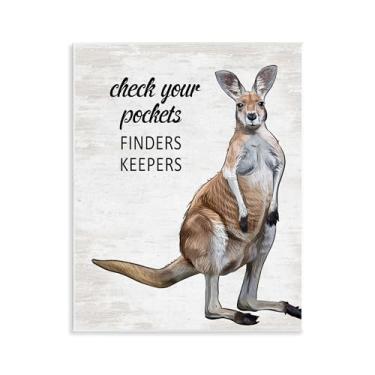 Imagem de Stupell Industries Arte de placa de parede com régua de lavanderia Check Pockets, design por letras e forrado, 28 x 35 cm