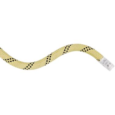 Imagem de 9/10,5mm de corda estática aramida de alta temperatura resistente ao desgaste, corda de velocidade de velocidade retardante da chama ao ar livre, a tensão de quebra é de 1800/2800 kg, amarel