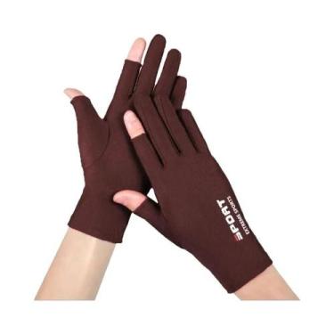 Imagem de Luvas de Ciclismo e Pesca Anti-UV - Proteção Solar, Antiderrapante e R