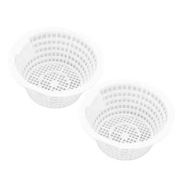 Imagem de 2pcs Cesta de Filtro da Piscina, Cesta de Skimmer de Plástico, Desnatado de Detritos, Folhas de Limpeza, 8928 Cesta de Filtro de Piscina para Loja de Spa de Piscina Moída