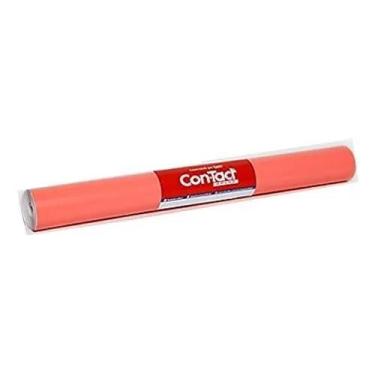 Imagem de Plástico Adesivo Rolo Papel Contact Liso Rosa Neon 10m