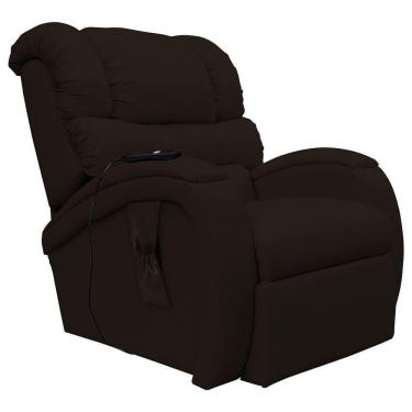 Imagem de Poltrona Do Papai Reclinável Elétrica Com Controle Biorne F05 Corano Marrom - Lyam Decor