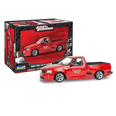 Imagem de Revell 85-4499 Fast & Furious Brian's Ford SVT Lightning Model Car Kit 1:25 Scale 118-Piece Skill Level 4 Plastic Model Building Kit, Red