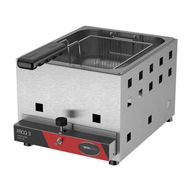 Imagem de Fritadeira A Gás Metalcubas 3 Litros Alta Pressão Frcg3