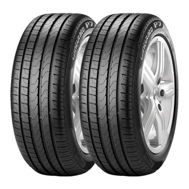 Imagem de Kit 2 Pneus Pirelli Aro 18 225/45R18 Cinturato P7 Run Flat 91Y