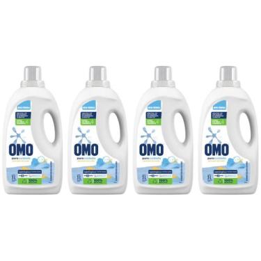 Imagem de Kit Sabão Líquido Omo Puro Cuidado - 3L 4 Unidades, 4 unidades