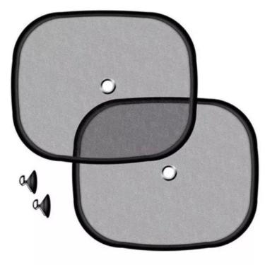 Imagem de Kit 2 Protetor Solar Tapa Sol Carro Vidro Lateral Com Ventosa